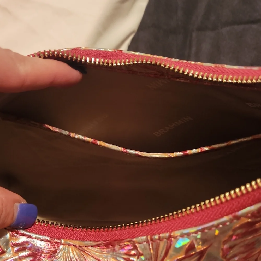 Floral Pink Designer Shoulder Bag - Picture 9 of 10